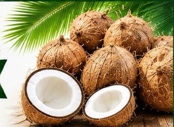 Dry coconuts